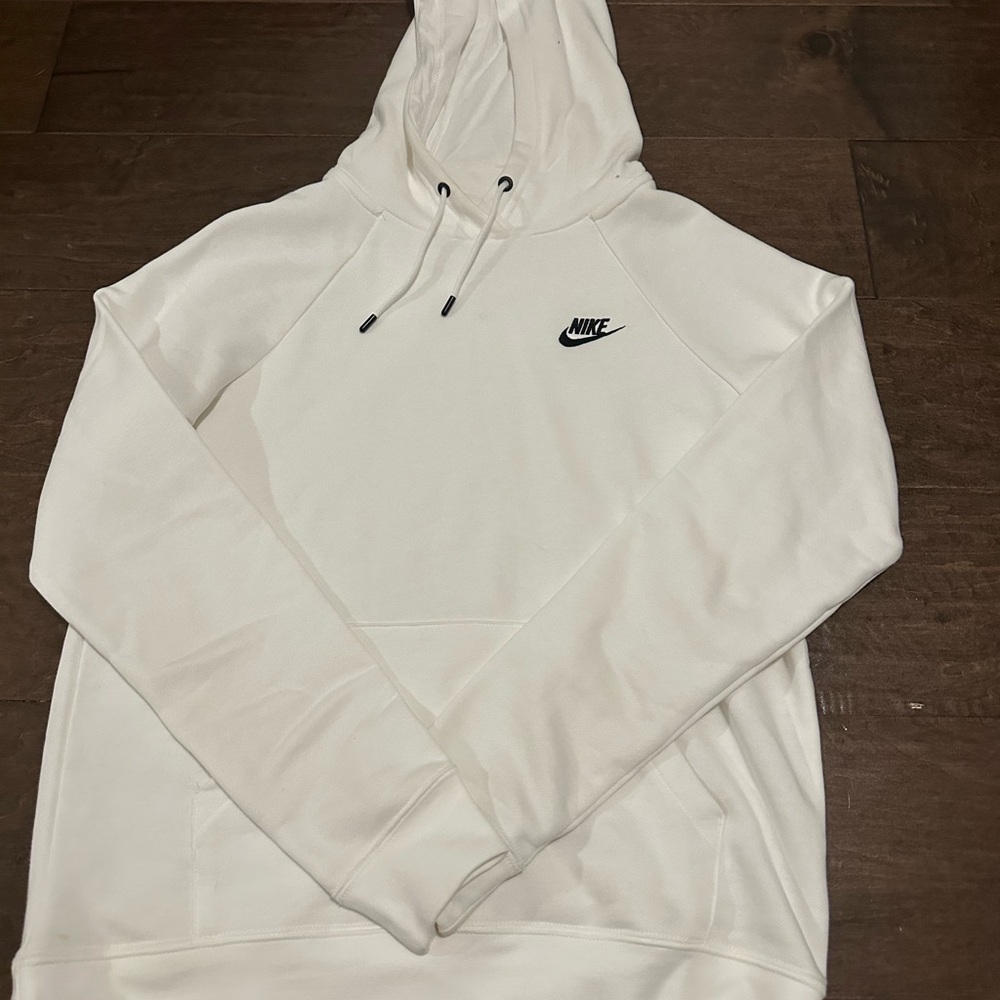 Nike Men's Cream Hoodie